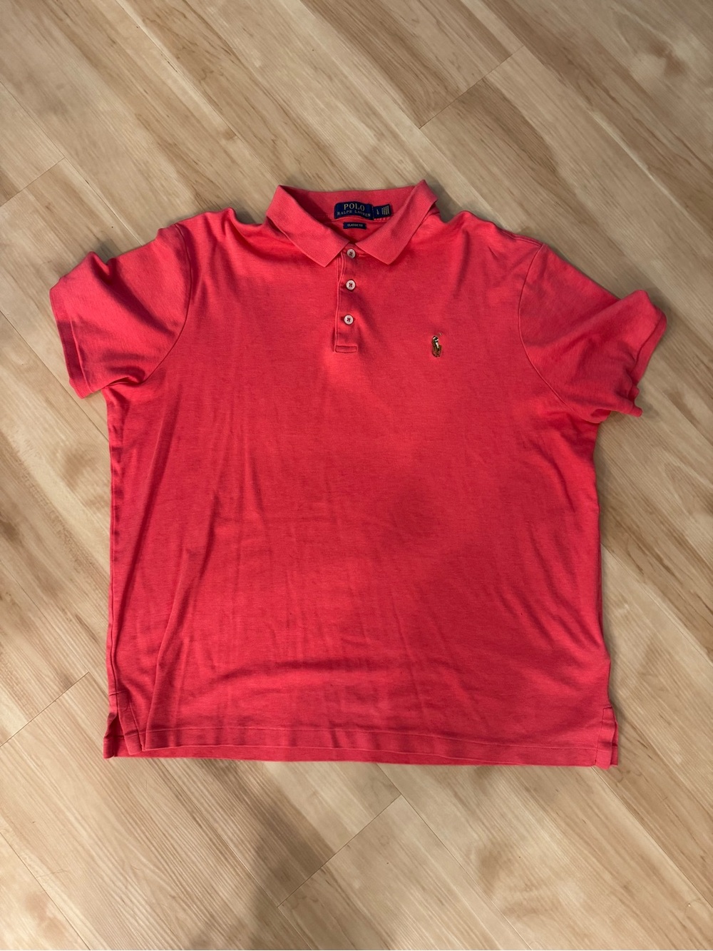 Polo Ralph Lauren Classic Fit Polo Coral L